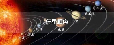 ​太阳系十大行星顺序图 太阳系十大行星顺序图片