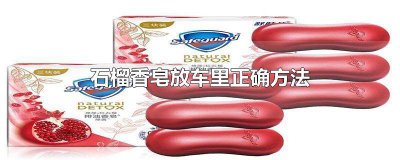 ​红石榴香皂放车上真的香吗 舒肤佳石榴香皂放车里制作
