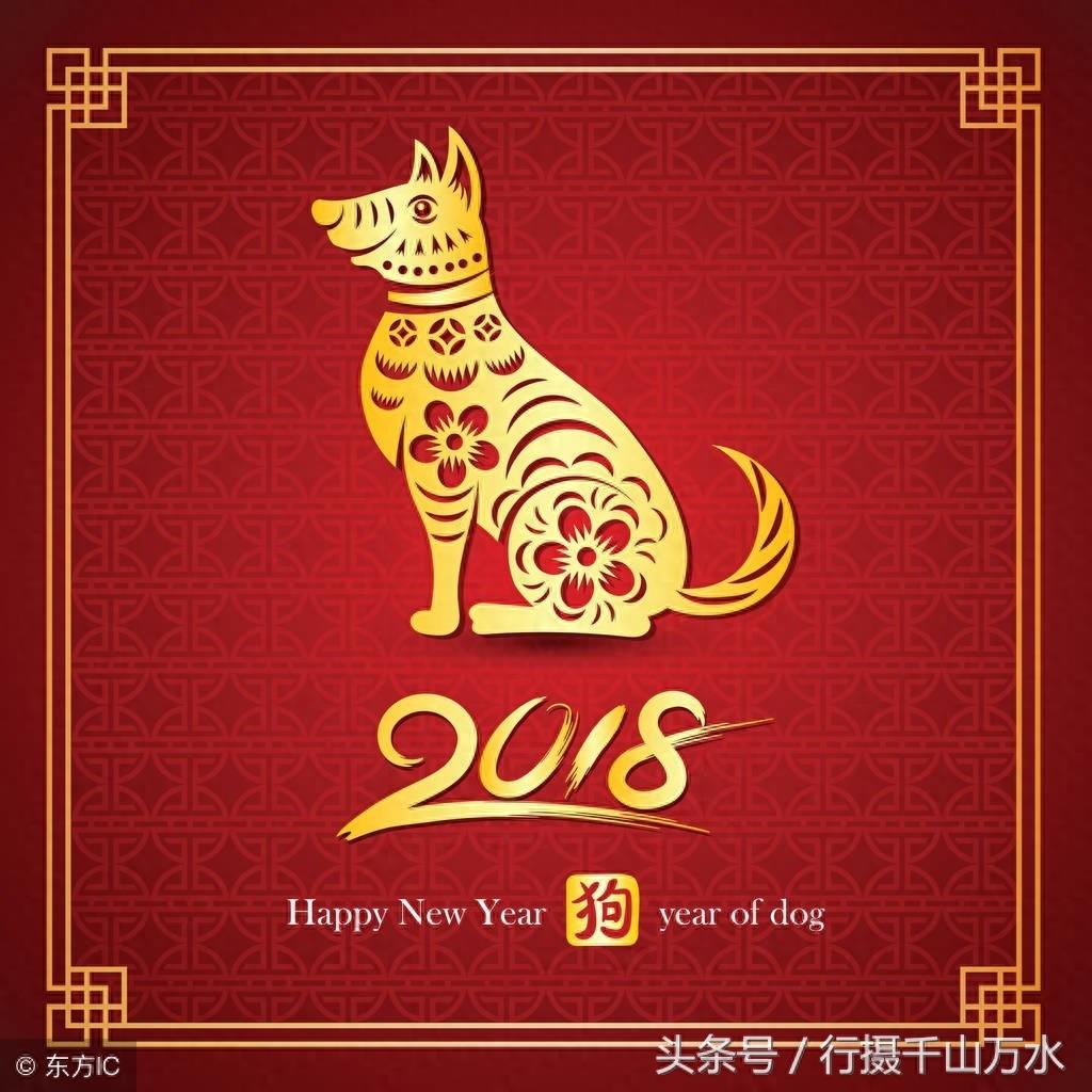 狗年春节到了,10张狗狗创意图片,祝你狗年兴旺,十全十美!
