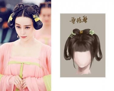 ​唐代女子发型（少女篇）