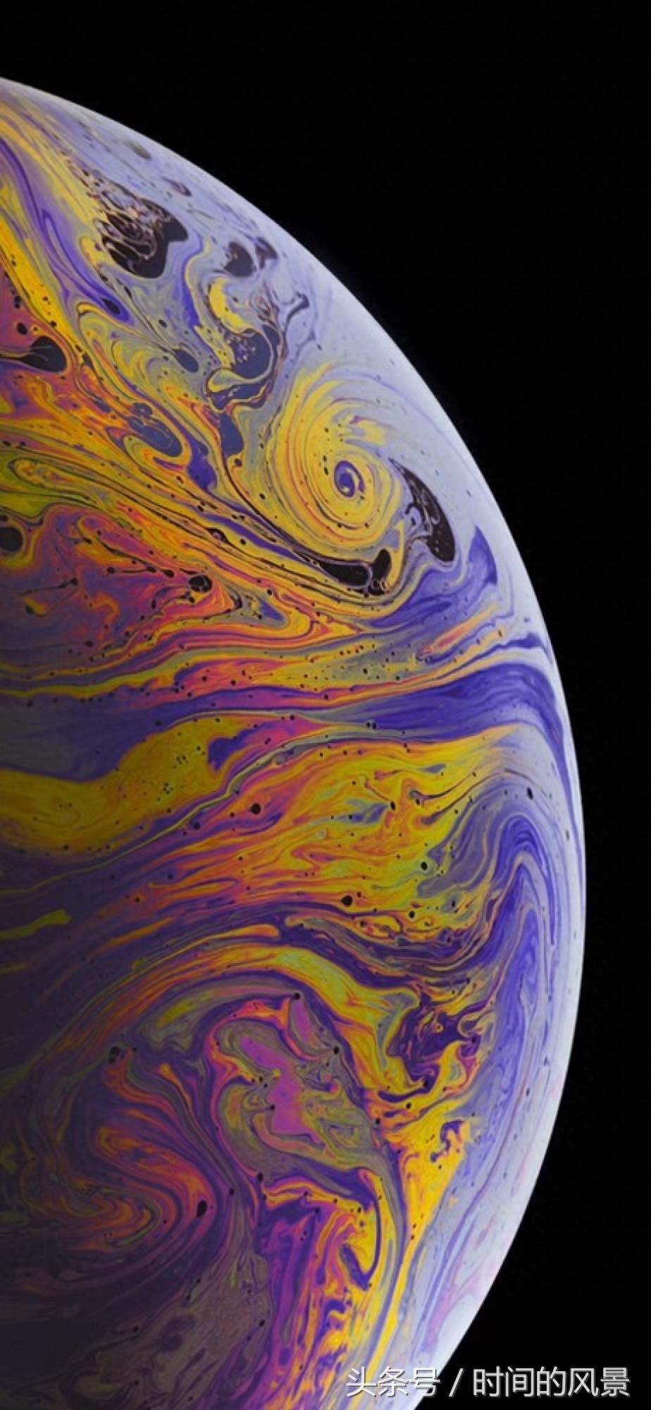 新iPhoneXS壁纸,全面屏的标配,高清原图星球壁纸,值得收藏