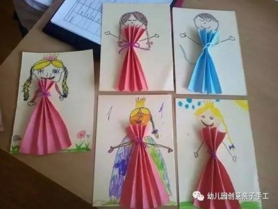​幼儿园亲子手工之彩色纸，10款适合小孩玩的简单立体手工