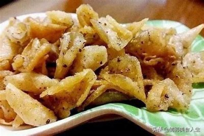 平时扔掉的鱼鳞还能这样做,金黄酥脆,大人和孩子抢着吃