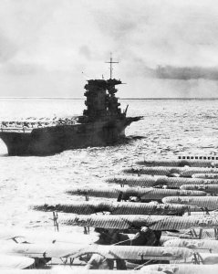 ​1938年威力强大的航母“列克星敦”号