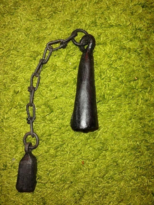 古代俄罗斯人的武器实物——连枷,外表似秤砣,但能轻松砸碎骨头