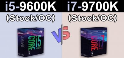 ​英特尔新处理器i5-9600K与i7-9700K间有多大差距？实测对比