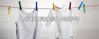 ​衣服有汗臭味怎么去除妙招