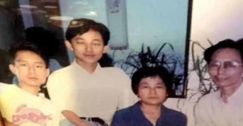 何炅一家三口照？何炅的儿子和女儿-第1张图片-