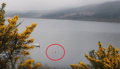 ​神秘黑影滑过湖面 尼斯湖水怪又再出现