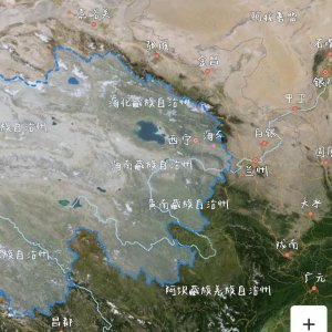 ​黄河在各省内流经图