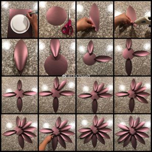 卡纸手工花制作图解,一次学三款