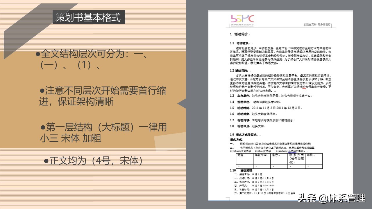 企业策划书培训-策划书包含哪些内容、基本格式等讲解