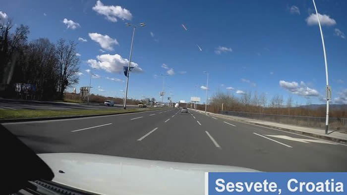 研究人员利用行车记录仪寻找斯洛文尼亚火球的来源 进入地球大气层之前重达四吨