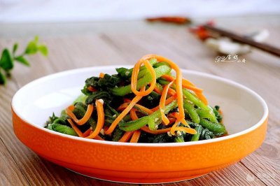 ​凉拌冰草的做法