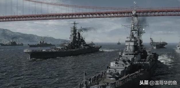 二战前美国有多少艘驱逐舰（看看美国这条宽1280米水道上行驶过哪些著名战舰）(18)