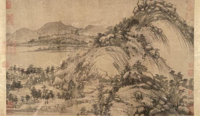 富春山居图简介及作品欣赏（国宝名画黄公望富春山居图）(2)