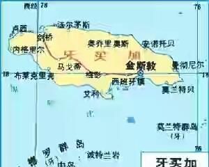 牙买加在哪个州地图