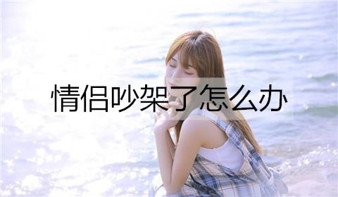 情侣吵架了怎么办3