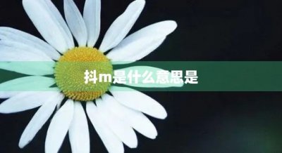 ​抖m是什么意思是