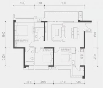​户型图设计（一个户型会有多种设计方案，你喜欢哪个？）