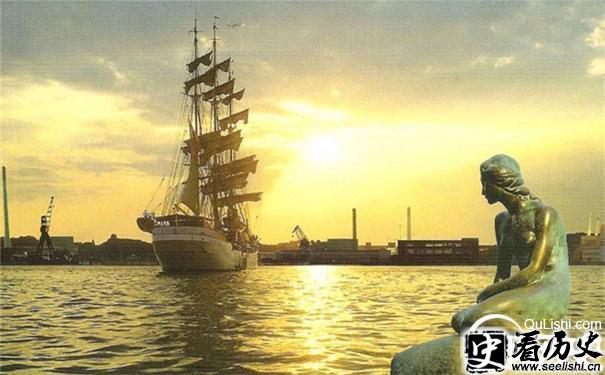 安徒生童话人物美人鱼雕像