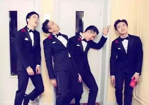 袁弘最惊人的伴郎团 盘点明星们的豪华伴郎团(1)