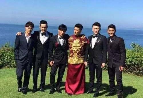 袁弘最惊人的伴郎团 盘点明星们的豪华伴郎团(3)