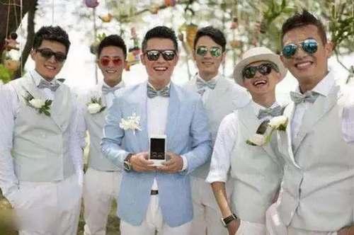 袁弘最惊人的伴郎团 盘点明星们的豪华伴郎团(4)