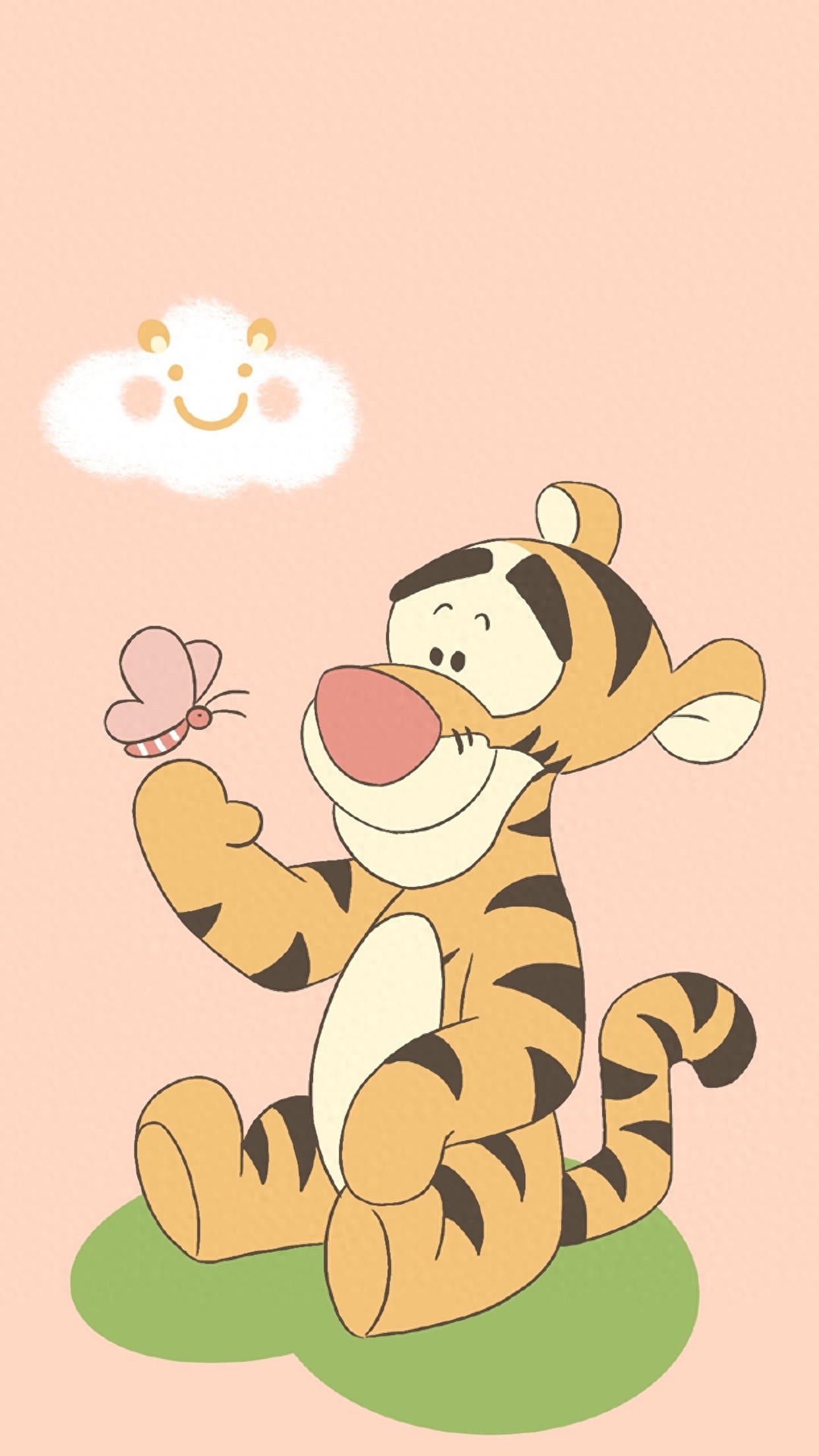 跳跳虎 可爱卡通 壁纸 萌萌哒