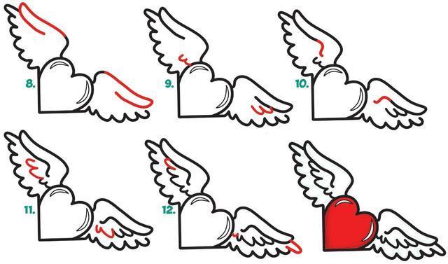 儿童简笔画｜心形创意画法大全，一键收藏肯定用得上！