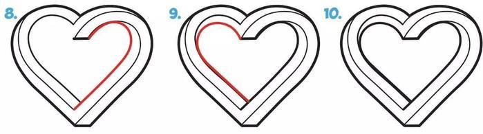 儿童简笔画｜心形创意画法大全，一键收藏肯定用得上！