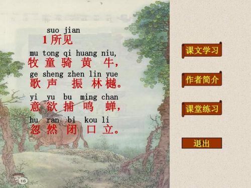 所见的意思古诗，所见的意思讲解-第1张图片-