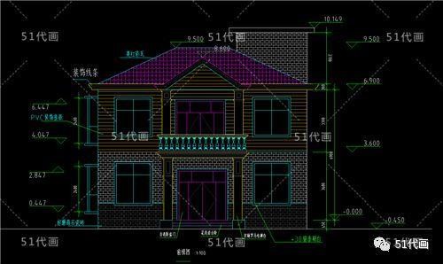 精选：4套二层复式独栋别墅农村自建房设计图