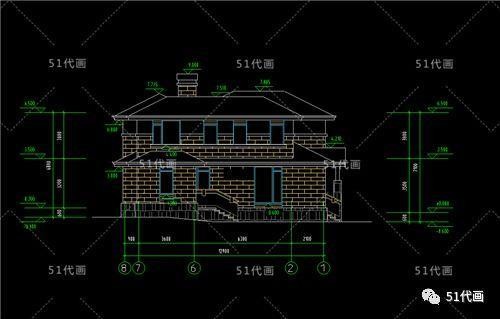 精选：4套二层复式独栋别墅农村自建房设计图