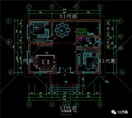 精选：4套二层复式独栋别墅农村自建房设计图