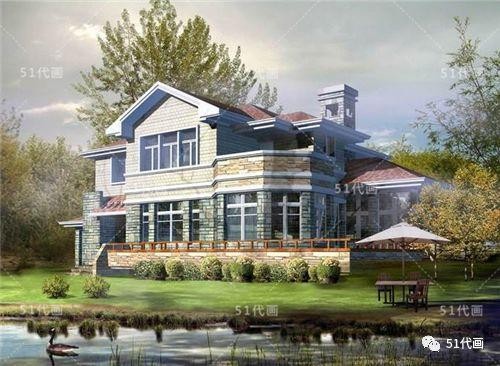 精选：4套二层复式独栋别墅农村自建房设计图