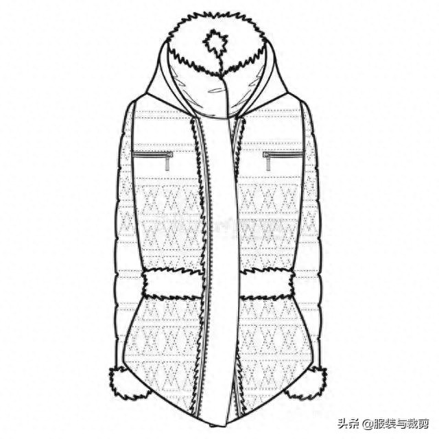 12款时尚服装设计手绘图