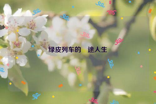 绿皮列车的囧途人生